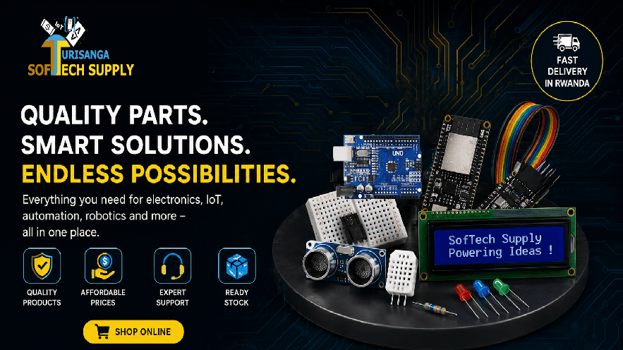 Arduino, Esp32, ESP8266 NODEMCU and other components from SoftTech Supply