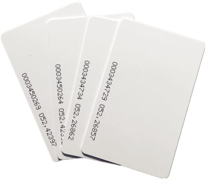125Khz RFID Proximity Cards, 0.8mm ID Card for Door Entry Access Control System and Attendance, Read only view 2