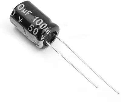  100µF/50V Electrolytic Capacitor - STS Electronic Components Kigali