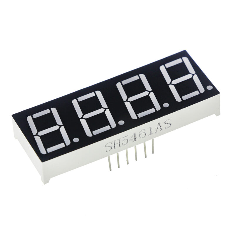 0.56″ LED 4-Digit Tube 7 segment Display Time Clock - STS Electronic Components Kigali