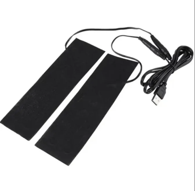 1 Pair 5V USB Electric Heating Element Film Heater Pads for Warming Feet Carbon Fiber Heating Pad - STS Electronic Components Kigali