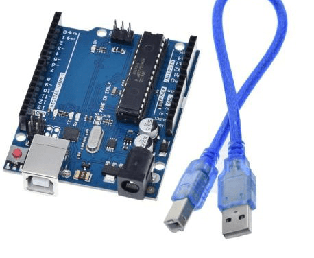 Arduino UNO R3 removable IC Chip with USB CABLE - STS