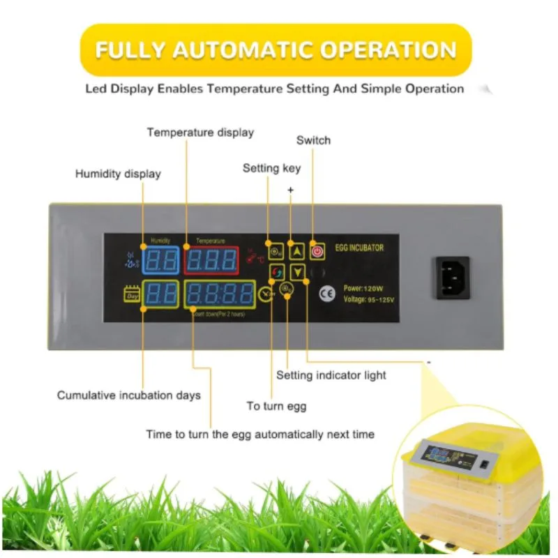 112-Egg Incubator Full Automatic view 2
