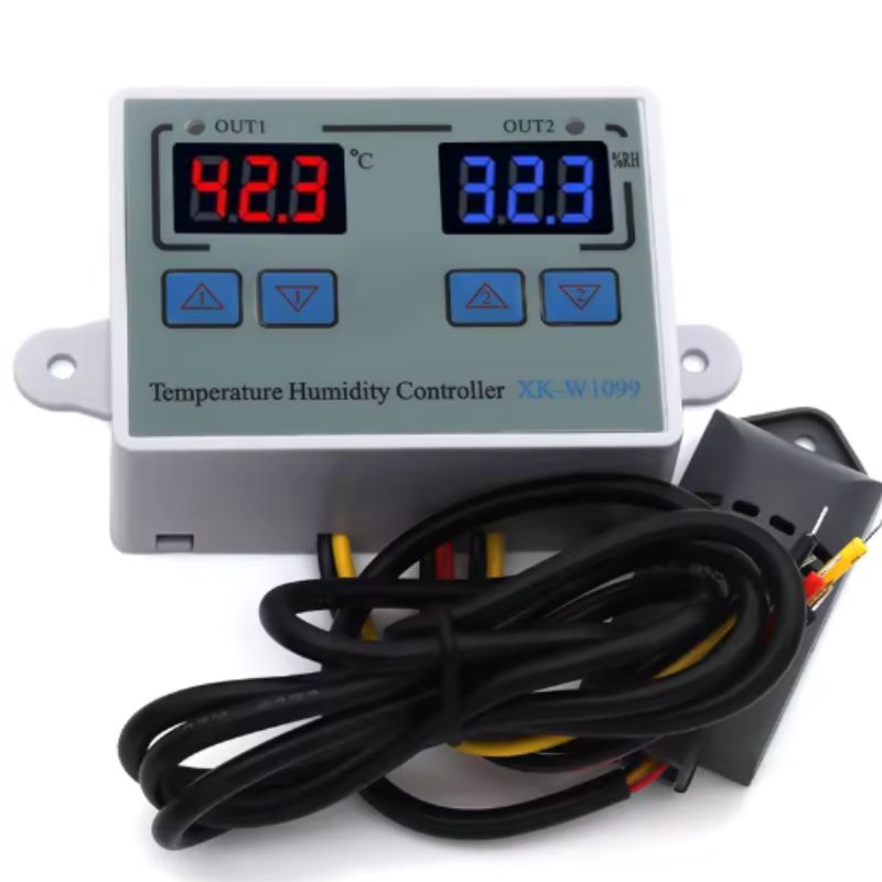 XH-W1099 AC 220V Digital LED Temperature and Humidity Controller - STS