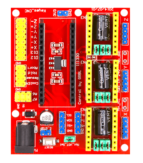 CNC Shield V4 Engraving Machine Expansion Board for Arduino Nano BX9 ,R35 - STS Arduino