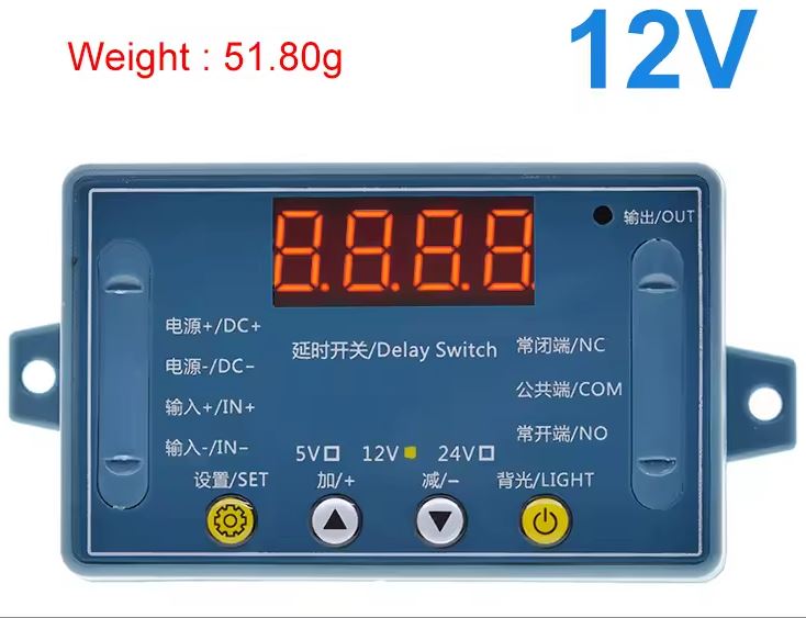 12V Caved adjustable time delay relay module 32 modes - STS Arduino