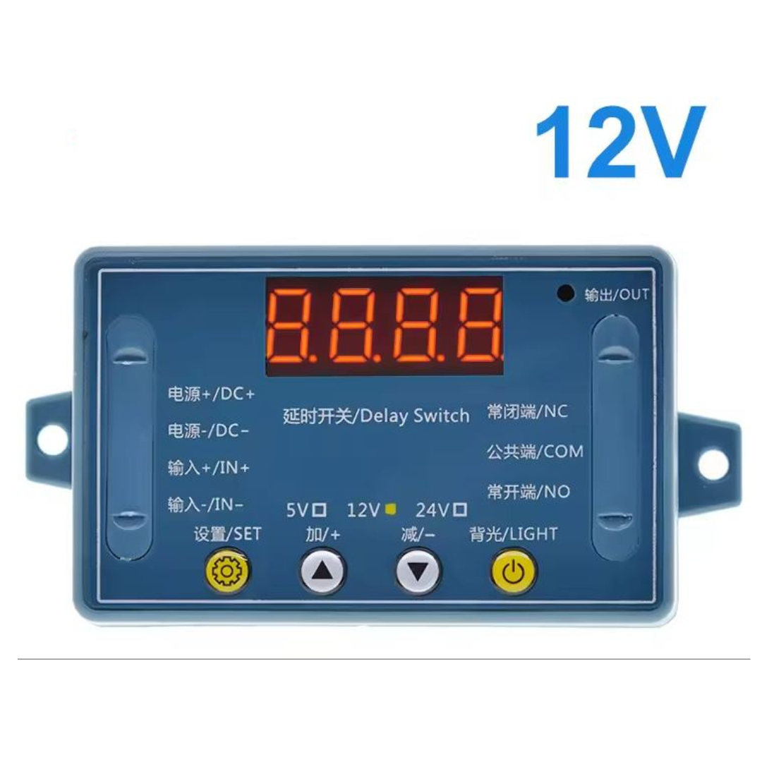 12V Caved adjustable time delay relay module 32 modes view 2