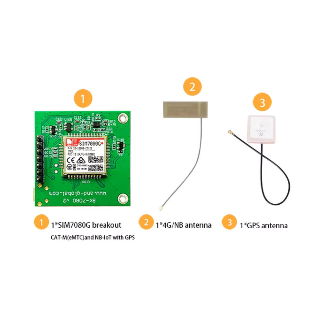 SIM7080G LTE-M/NB-IoT Cellular IoT Development Board – 4G Low-Power Module with GNSS - STS Arduino
