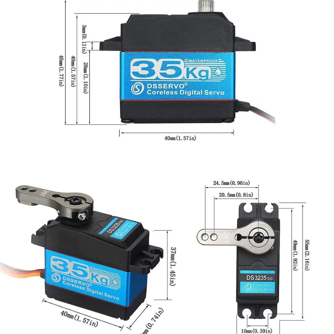 DS3235 35KG High-Torque Digital Servo Motor view 2