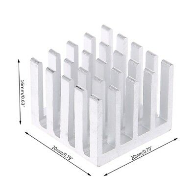 20*20*16mm Aluminum Heatsink Block Computer Electronic Chip Cooling view 2
