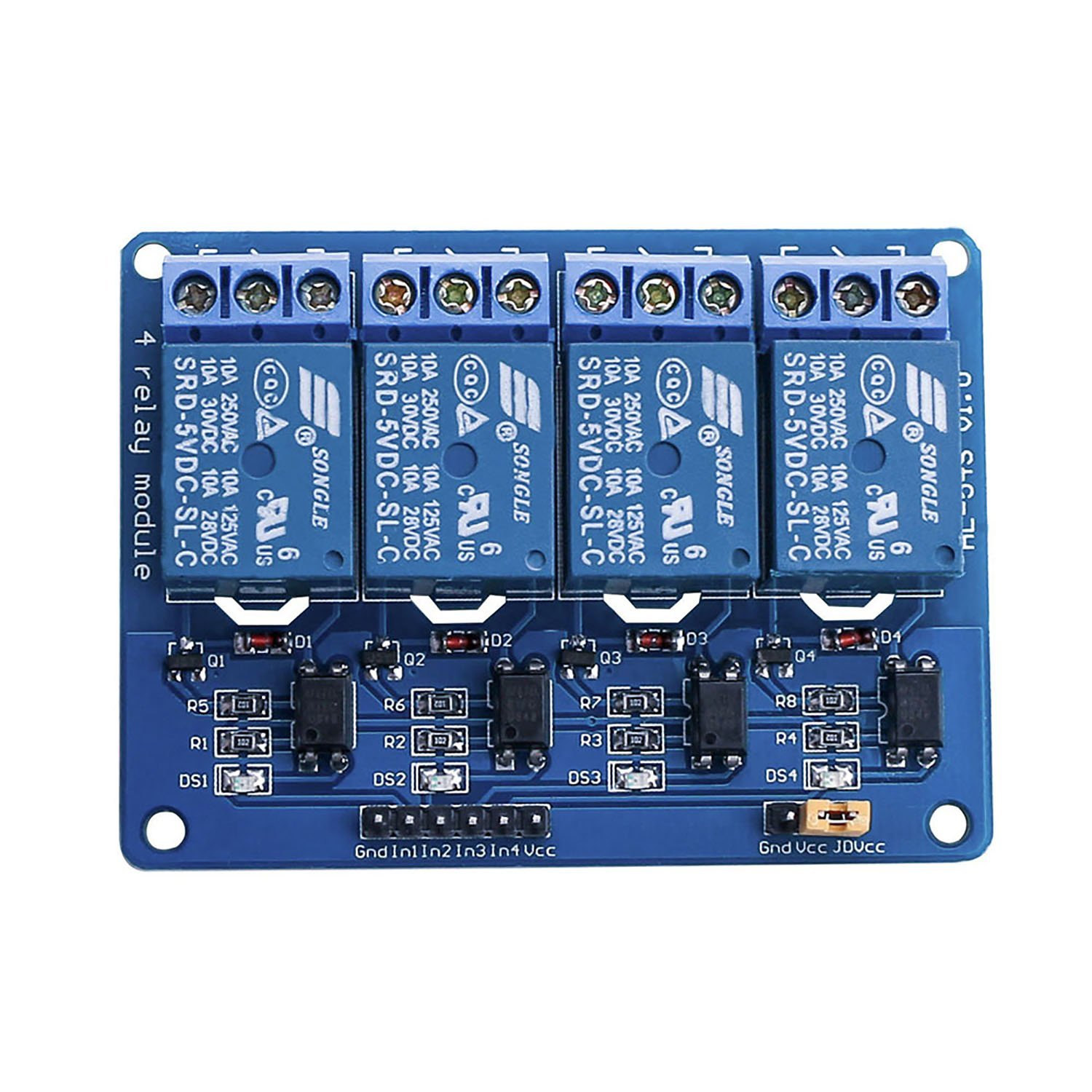 4 Channel 5V Relay Module view 3