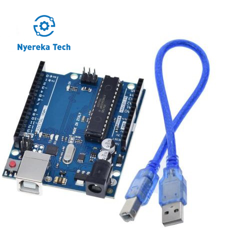 Arduino UNO R3 removable IC Chip with USB CABLE view 2