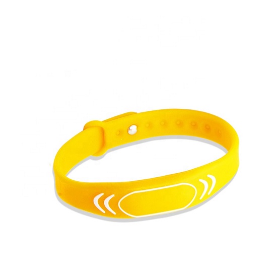 13.56MHz S50 IC RFID Adjustable Read Only Wristband Bracelet Keyfobs Key Tag Token Access Control Card view 2
