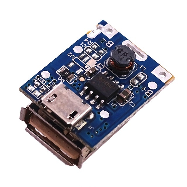 5V Step- Up power lithium battery charging board view 2