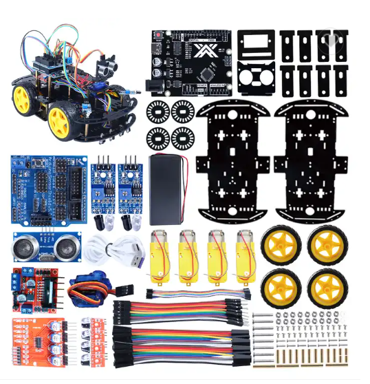 NKT0043 4WD Smart Automation Robot Car Kits For Arduino? view 2
