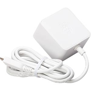 Power Supply Raspberry Pi 3 Micro USB 5.1V 2.5A White view 2