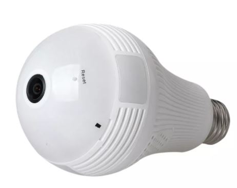 Wifi Panoramic Fisheye 360 degree Camera Wireless IP LED Light Bulb Mini Camera 2MP 3D VR 1080P Security Bulb WIFI Camera CCTV view 2
