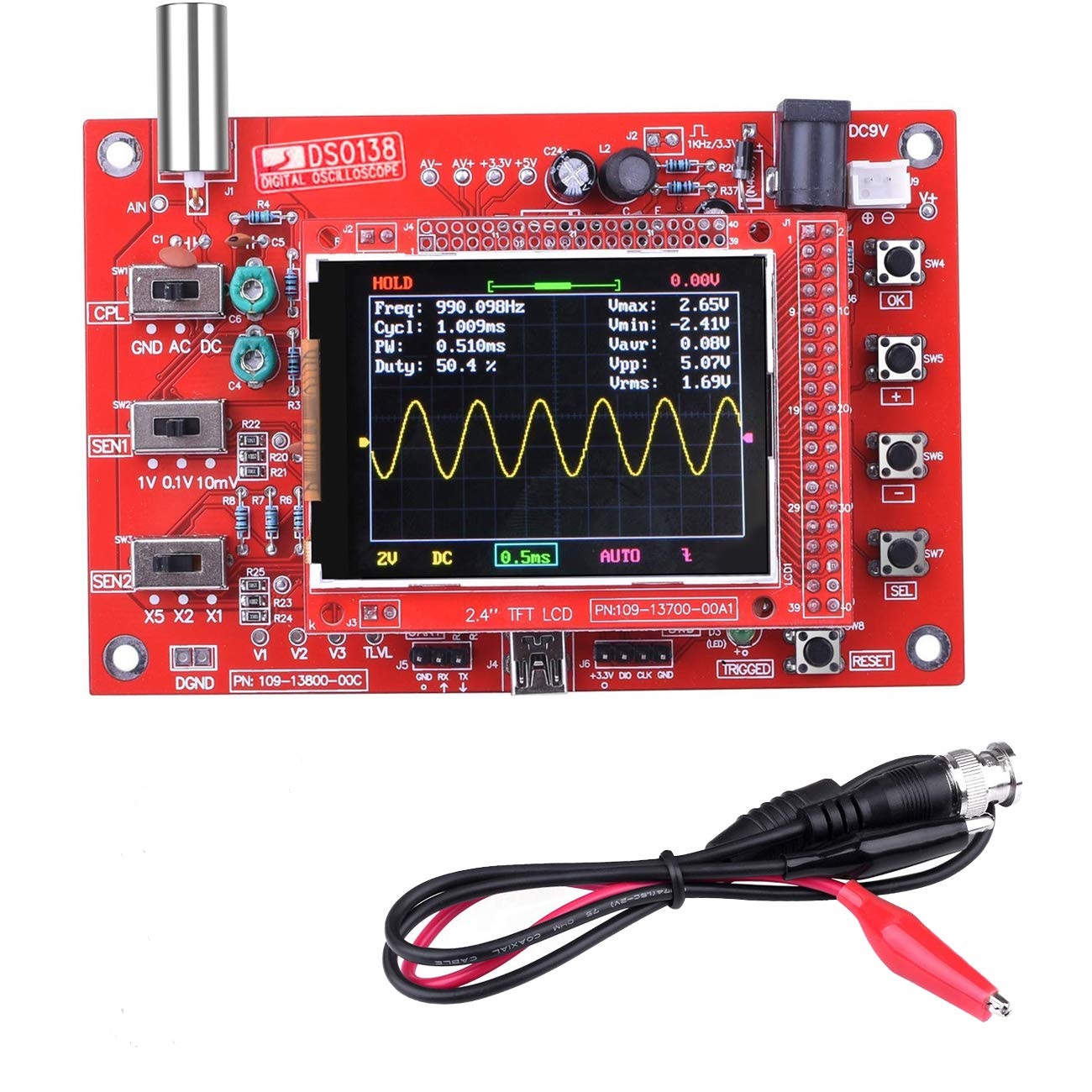 2.4&quot; TFT Digital Oscilloscope