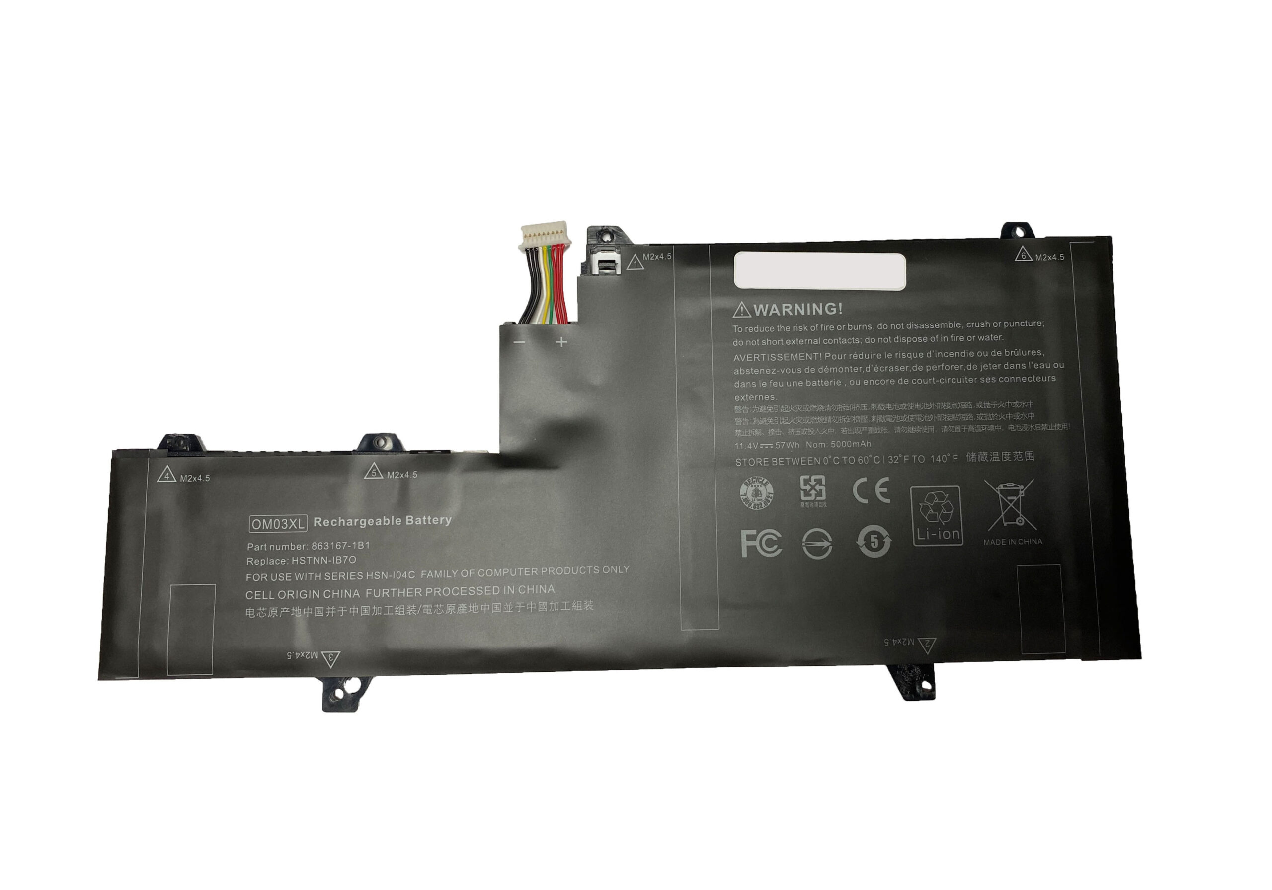 HP Elitebook 1030 G2 Replacement Battery view 3