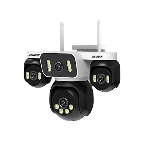 FOSVISION 8MP Ultra HD 4-Lens Ultra Wireless Solar Security Camera view 2