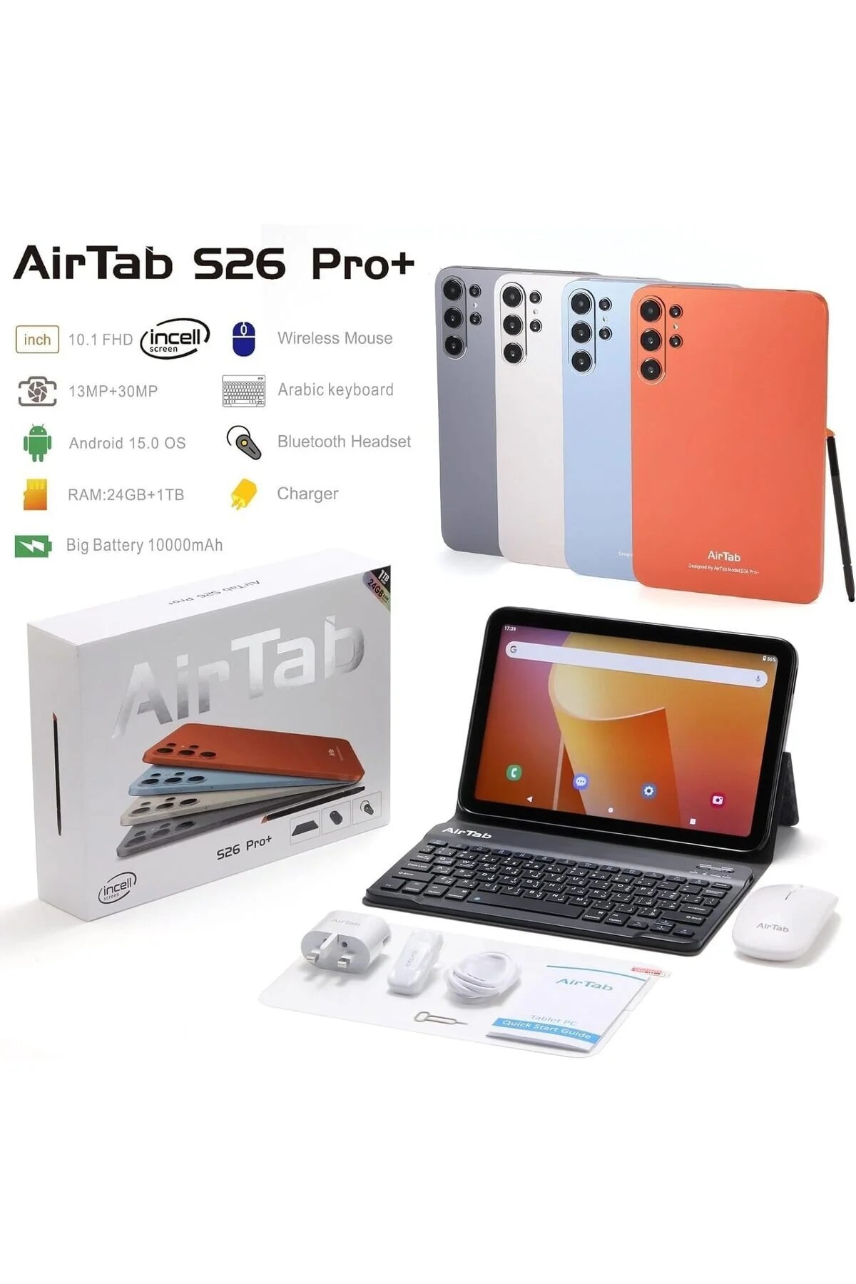 Airtab S26 Pro+ – 24GB RAM / 1TB ROM view 3