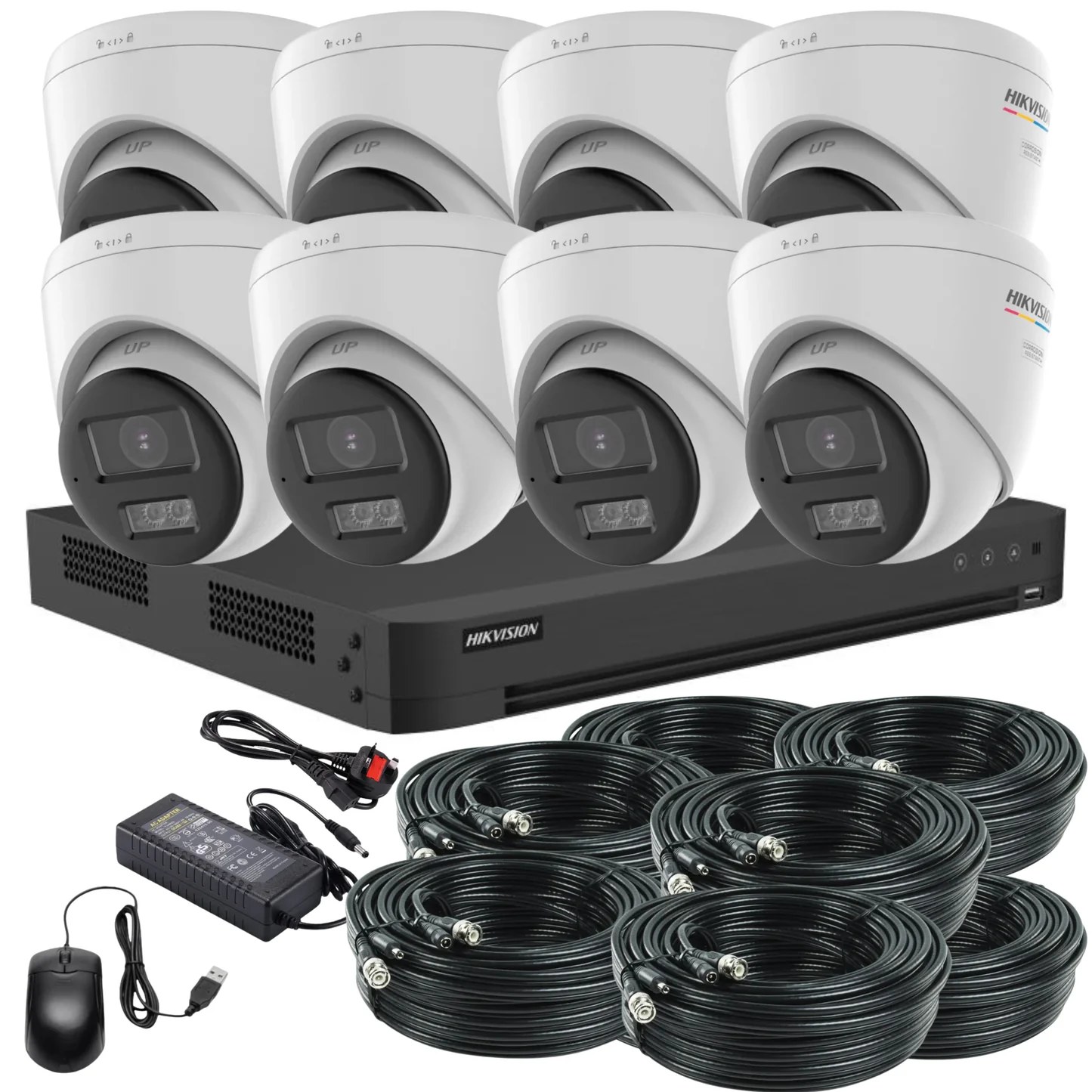 HIKVISION Smart Hybrid Light HD Surveillance Kit – 8 Channel - STS