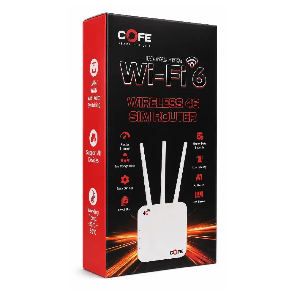 Cofe WiFi Router – SIM WiFi 6 view 2