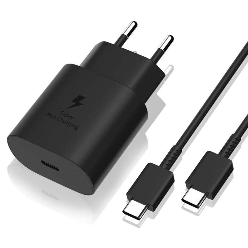 Samsung 25W PD Adapter USB-C to USB-C Cable view 2