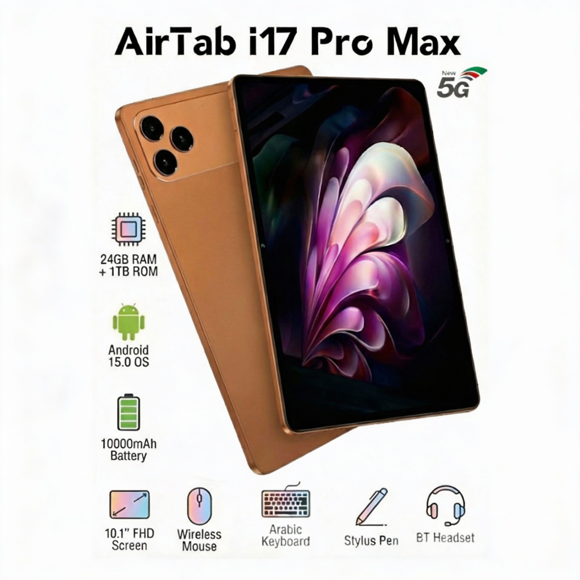 Airtab I17 Pro Max – 24GB RAM / 1TB ROM view 2