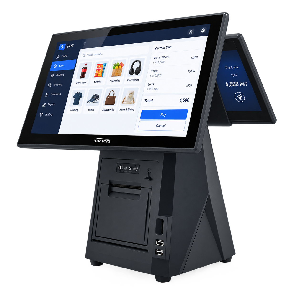 Double-Screen POS Terminal - STS
