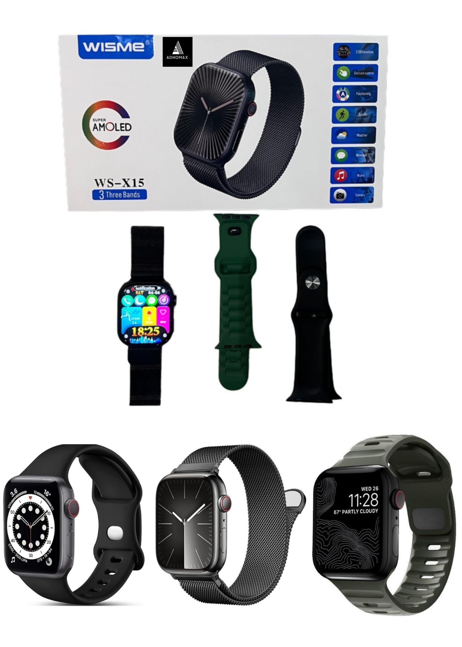 Wisme X15 (SWWISMEX15) – Smart Watch view 3