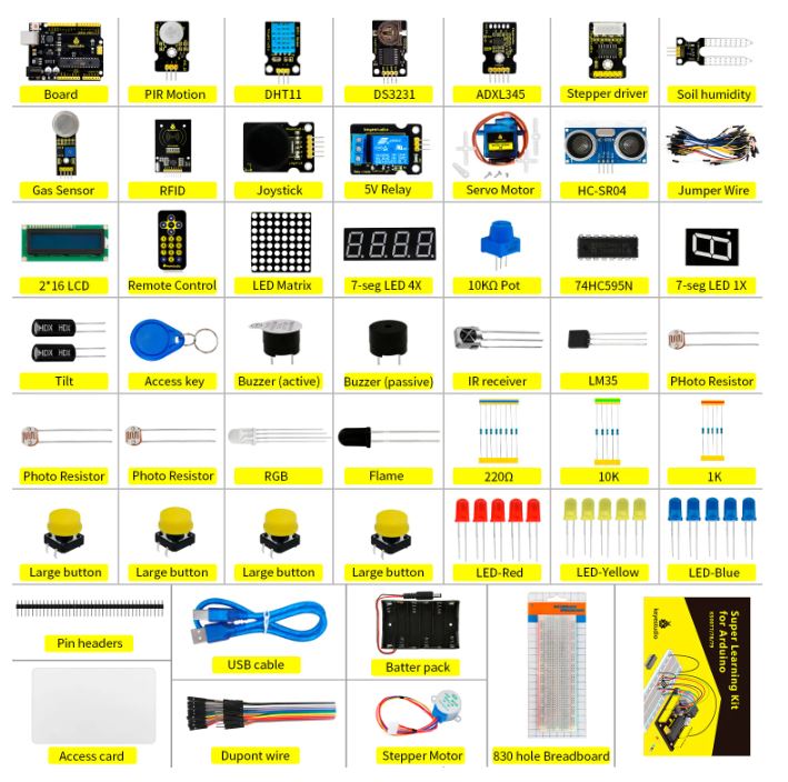 37 in 1 sensor kit for Arduino