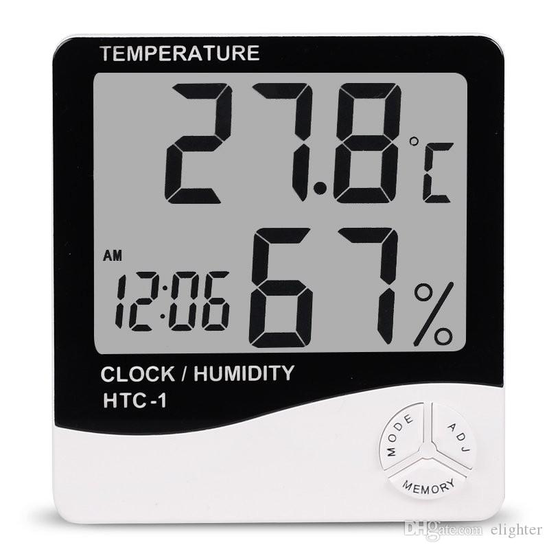 HTC-1 Alarm Clock Digital Temperature & Humidity