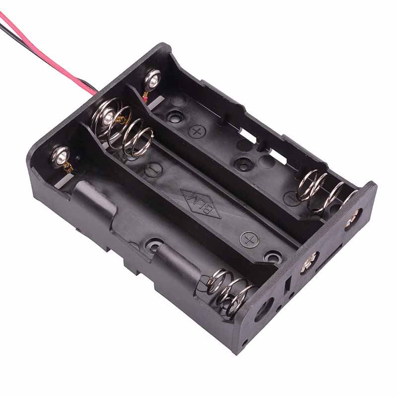 3.7V 3 Slot 18650 Battery holder view 2