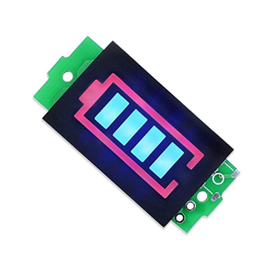 BMS Li-po, Lithium 18650 Power Level LED Display view 2