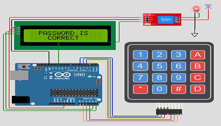 Password based Circuit Breaker using microcontroller - arduino - STS Project Idea