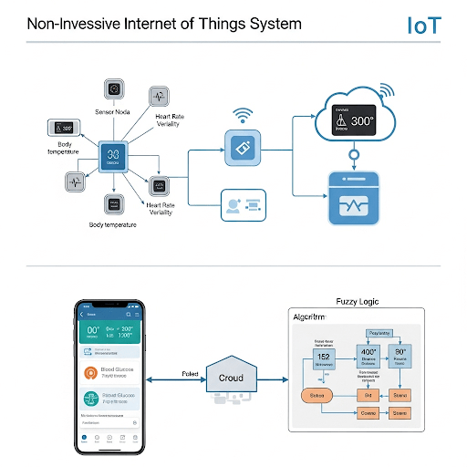 Design of a Non-invasive IOT-Based system for prediction and early detection of type 2diabetes using Fuzzy logic