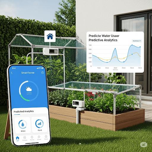 Water usage prediction using automated home garden watering system - STS Project