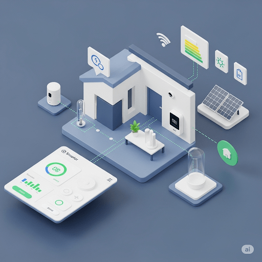 Design of an energy efficient system for smart home