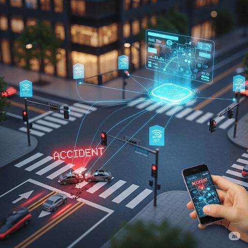 Accident Detection Based On IoT - STS Project Idea