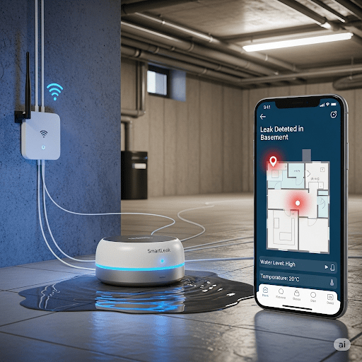 IoT base smart water leakage detection system