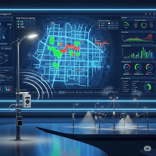Intelligent management system for streetlight - STS Project Idea