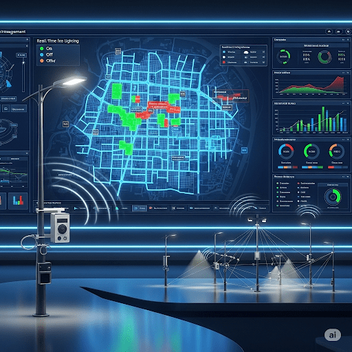 Intelligent management system for streetlight