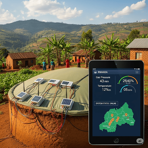 IoT based biogas status monitoring system