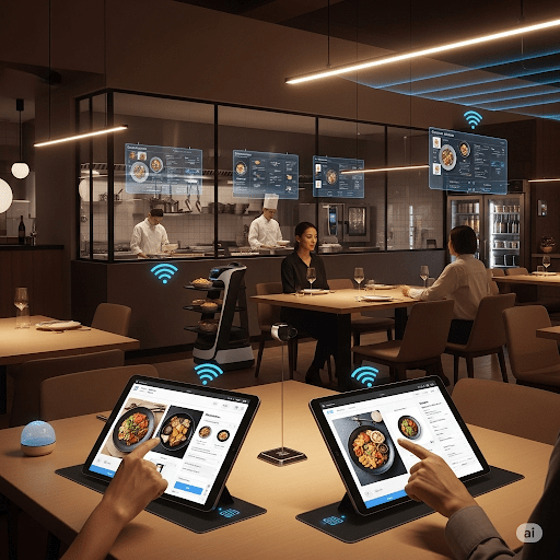 Smart restaurant IOT based application