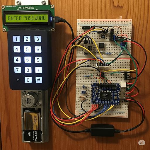 Password Based Door Lock System using 8051 Microcontroller - STS Project Idea