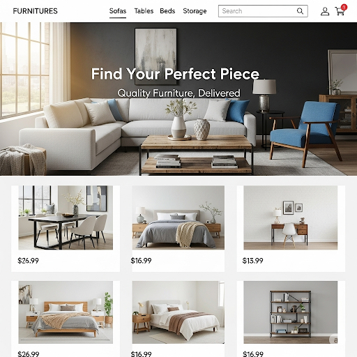 Platform for Advertising and Selling Furniture