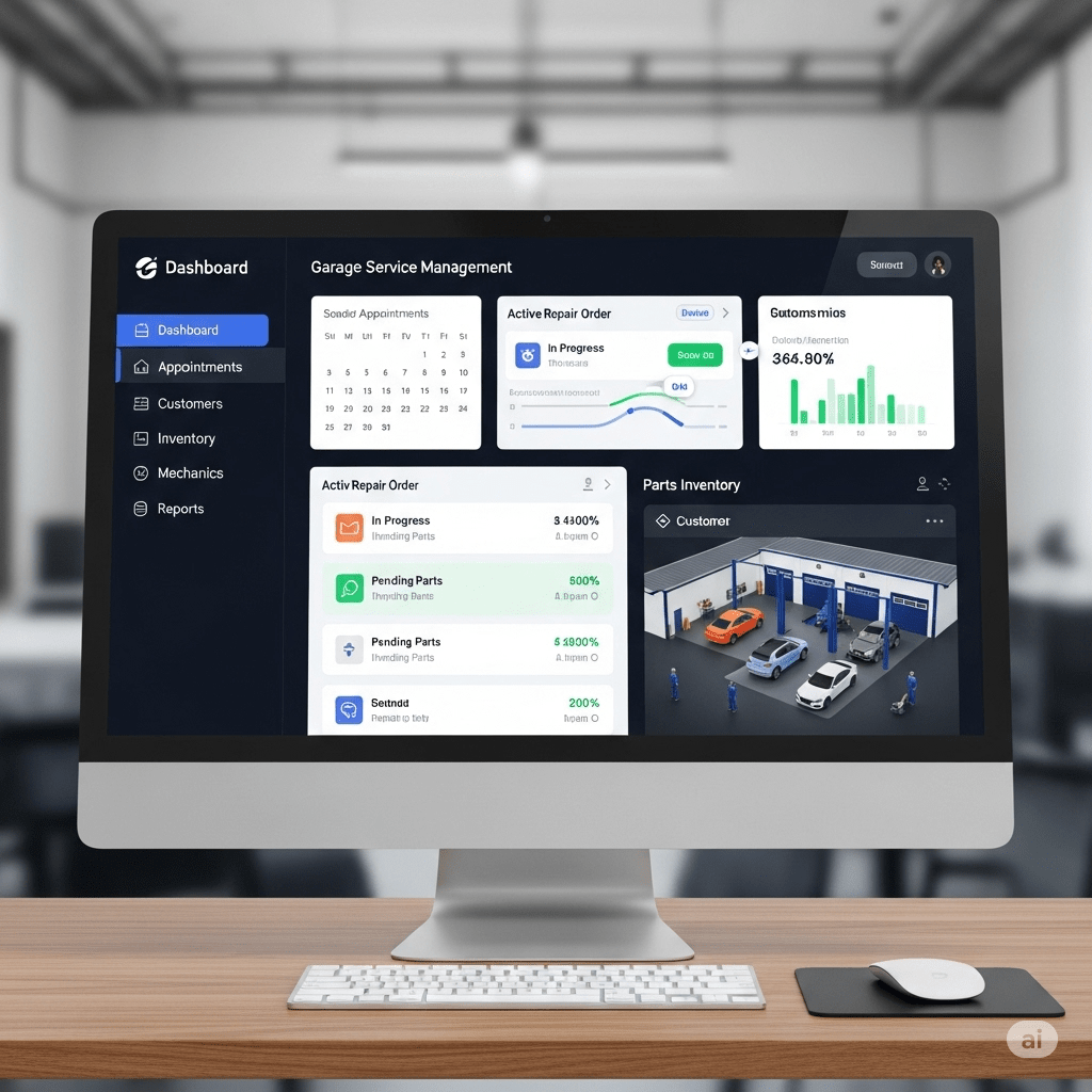 Garage service management system