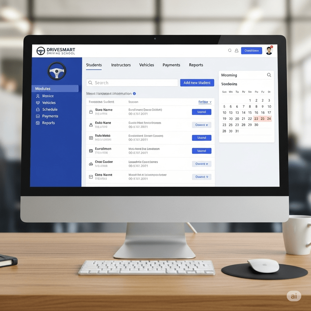 Driving School Information Management System