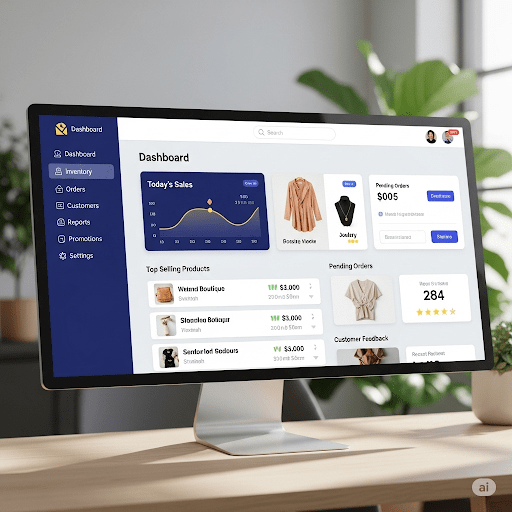Boutique Management System project - web-based project
